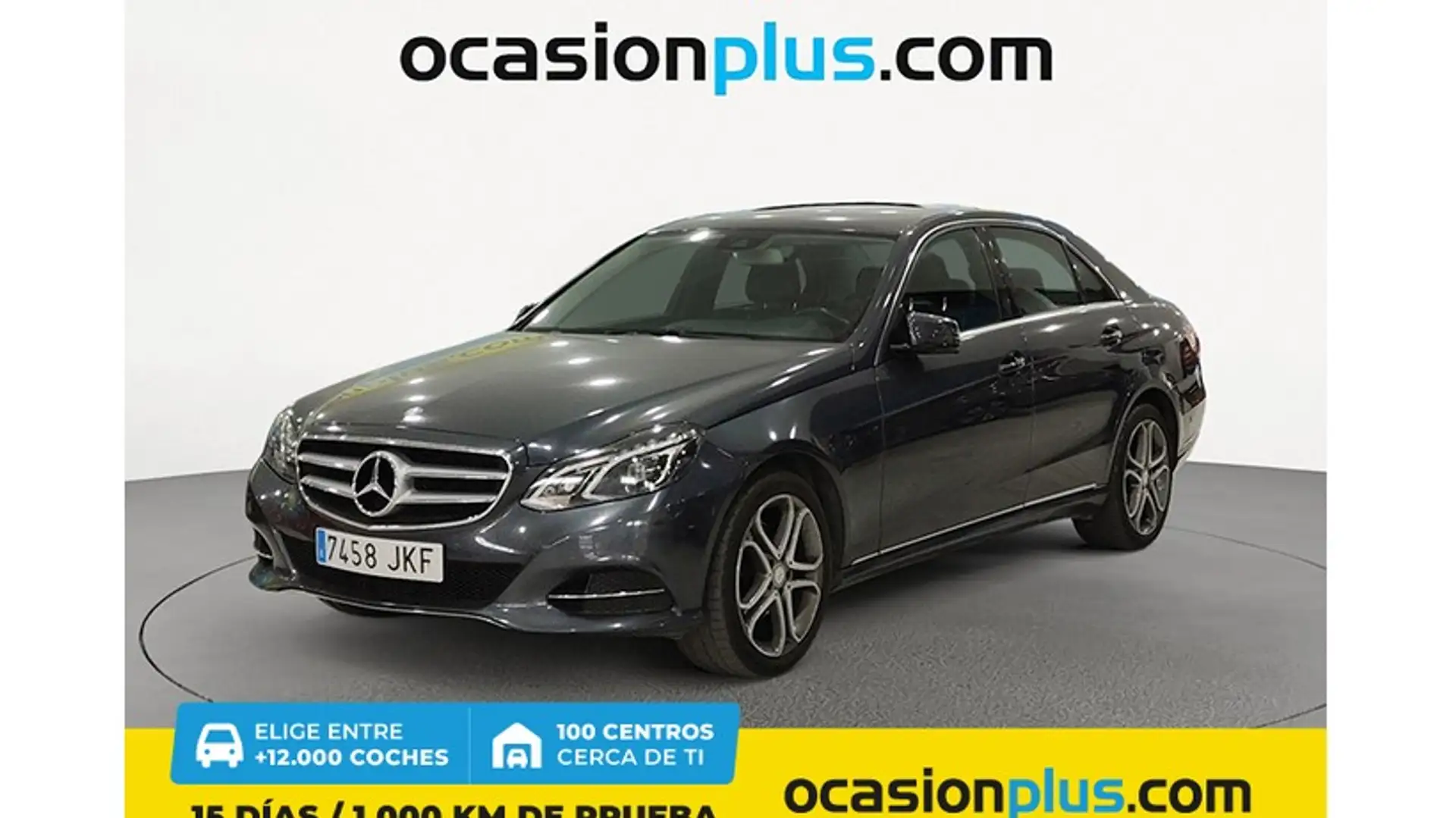 Mercedes-Benz E 220 BT 4M 7G Tronic Plus Gris - 1