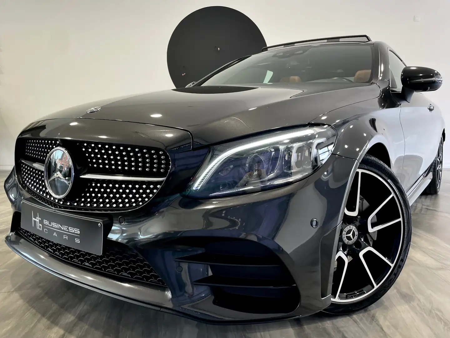 Mercedes-Benz C 200 D COUPE/ PACK AMG/ TOIT PANO/ MULTIBEAM/ BURMESTER Gris - 1