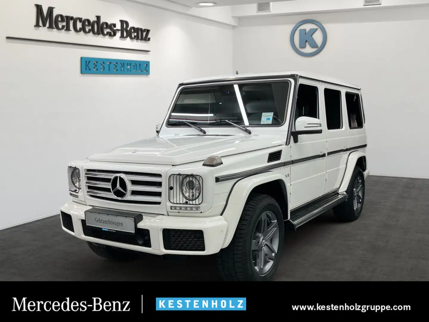 Mercedes-Benz G 500 CHROM+AHK+HARMAN+PARK+DISTR+COMAND Weiß - 1