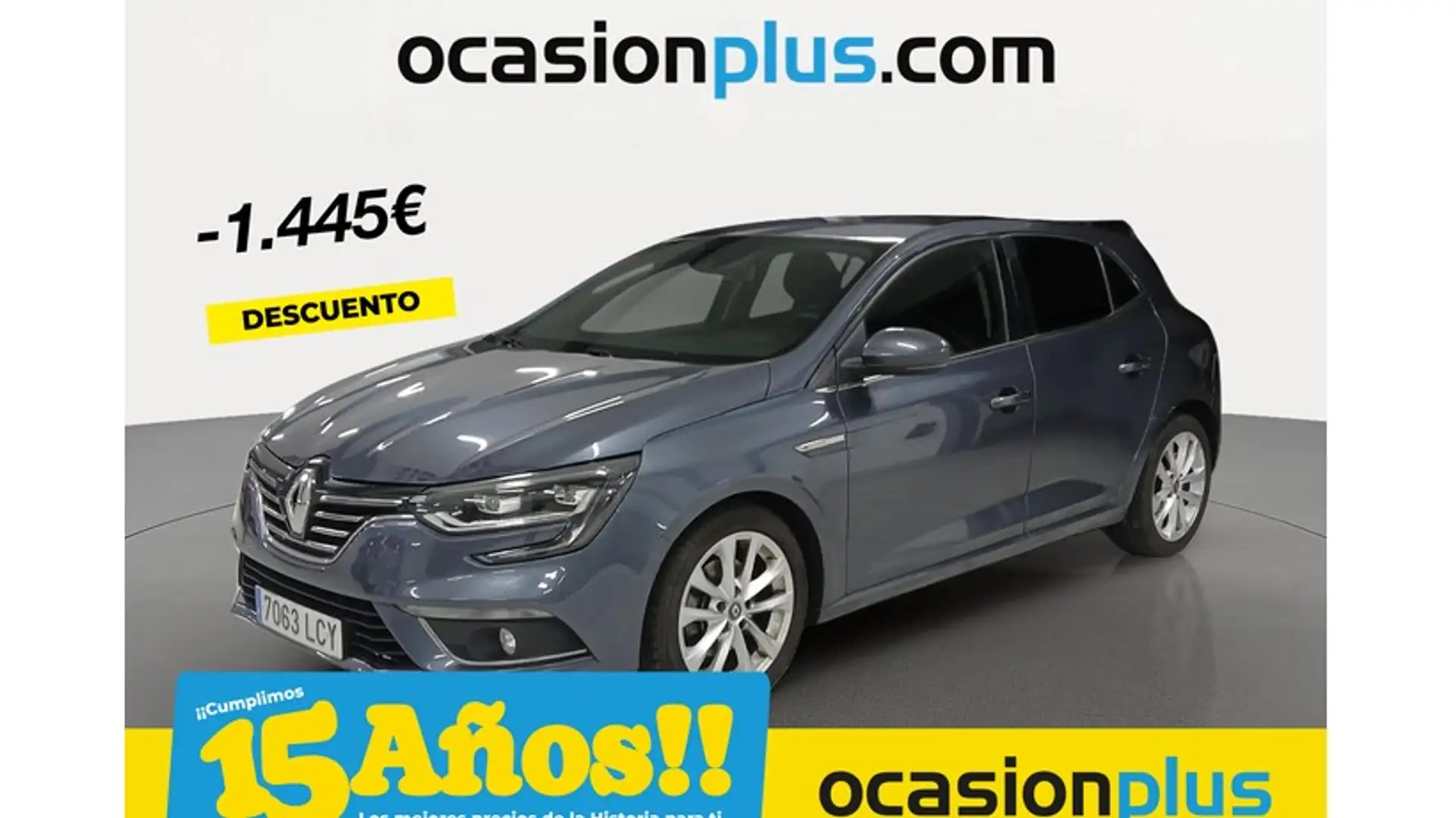 Renault Megane 1.8dCi Blue Zen EDC 110kW Gris - 1