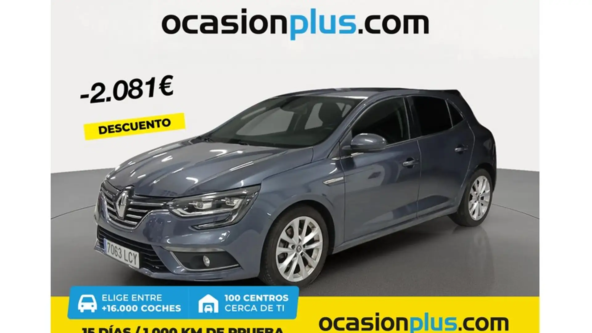 Renault Megane 1.8dCi Blue Zen EDC 110kW Gris - 1
