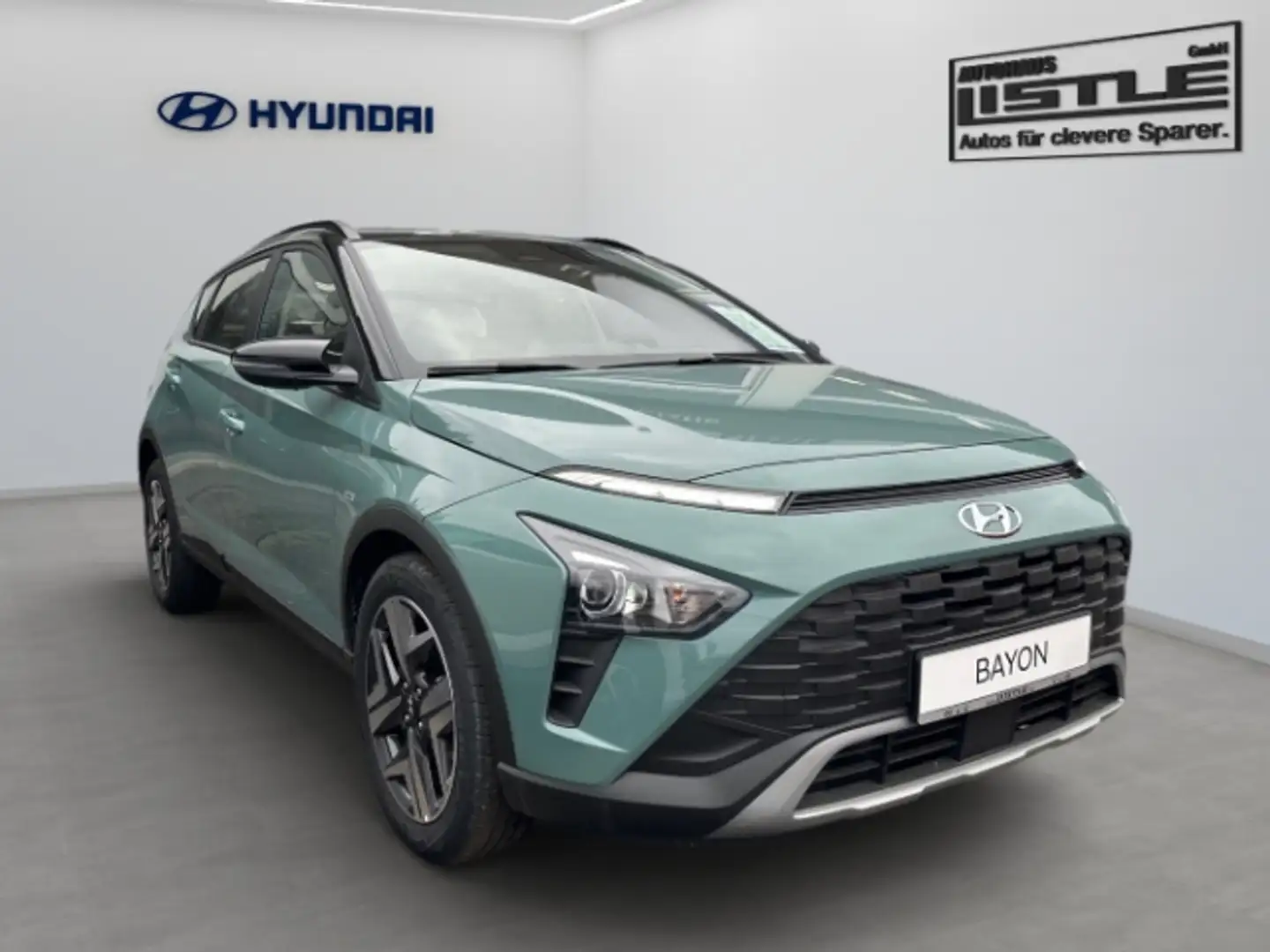 Hyundai BAYON 1.0 T-Gdi (100PS) 48V DCT Trend 17''Alufelgen+Dach Grün - 2