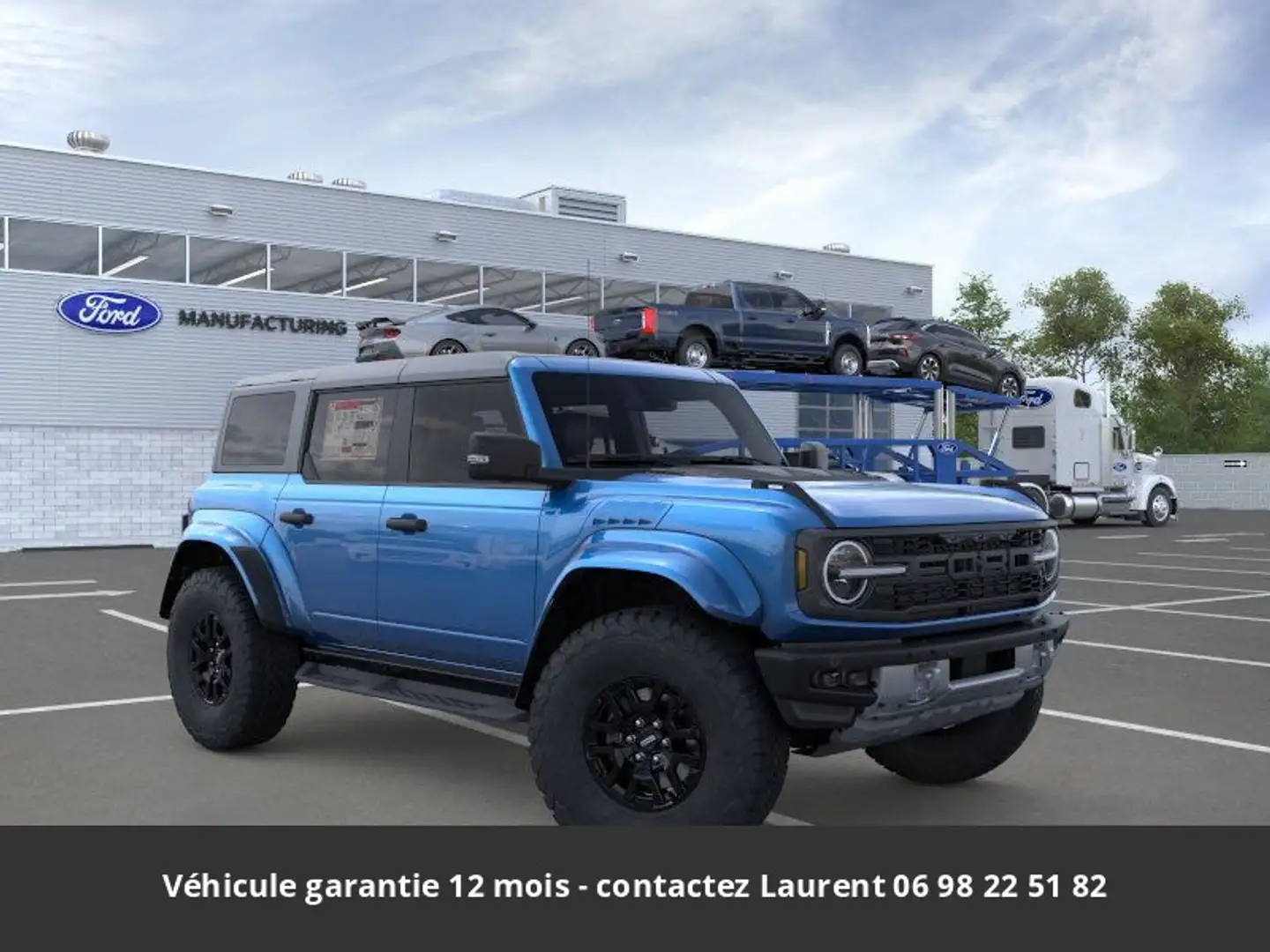 Ford Bronco Raptor 4x4 Tout compris hors homologation 4500e Bleu - 1