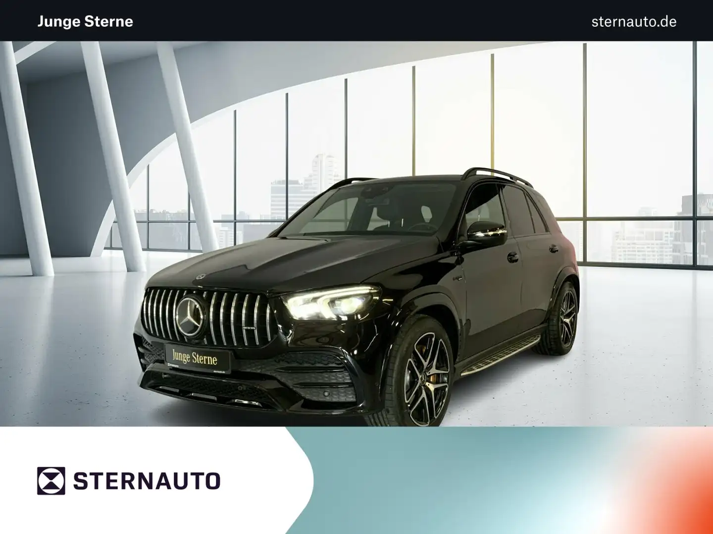 Mercedes-Benz GLE 53 AMG GLE 53 4M Night AHK DISTR HUD Pano Burm Perf.AGA Black - 1