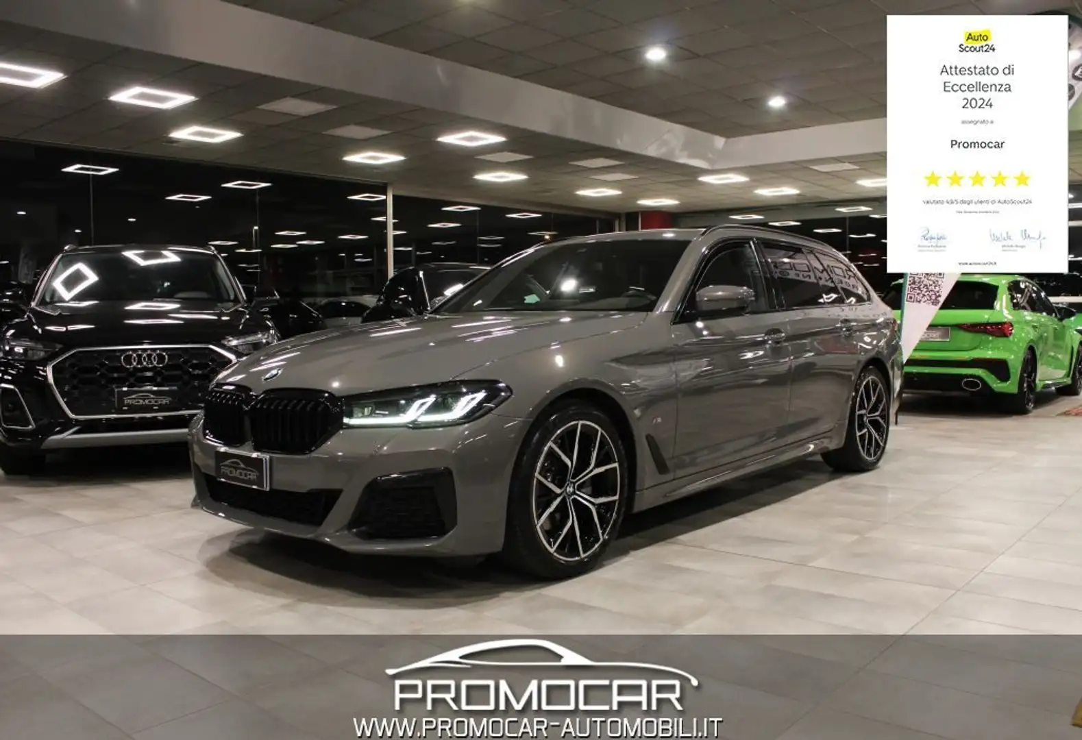 BMW 520 d 48V xDrive TOURING MSPORT *UNIPROP*SERVICE BMW* Gris - 1