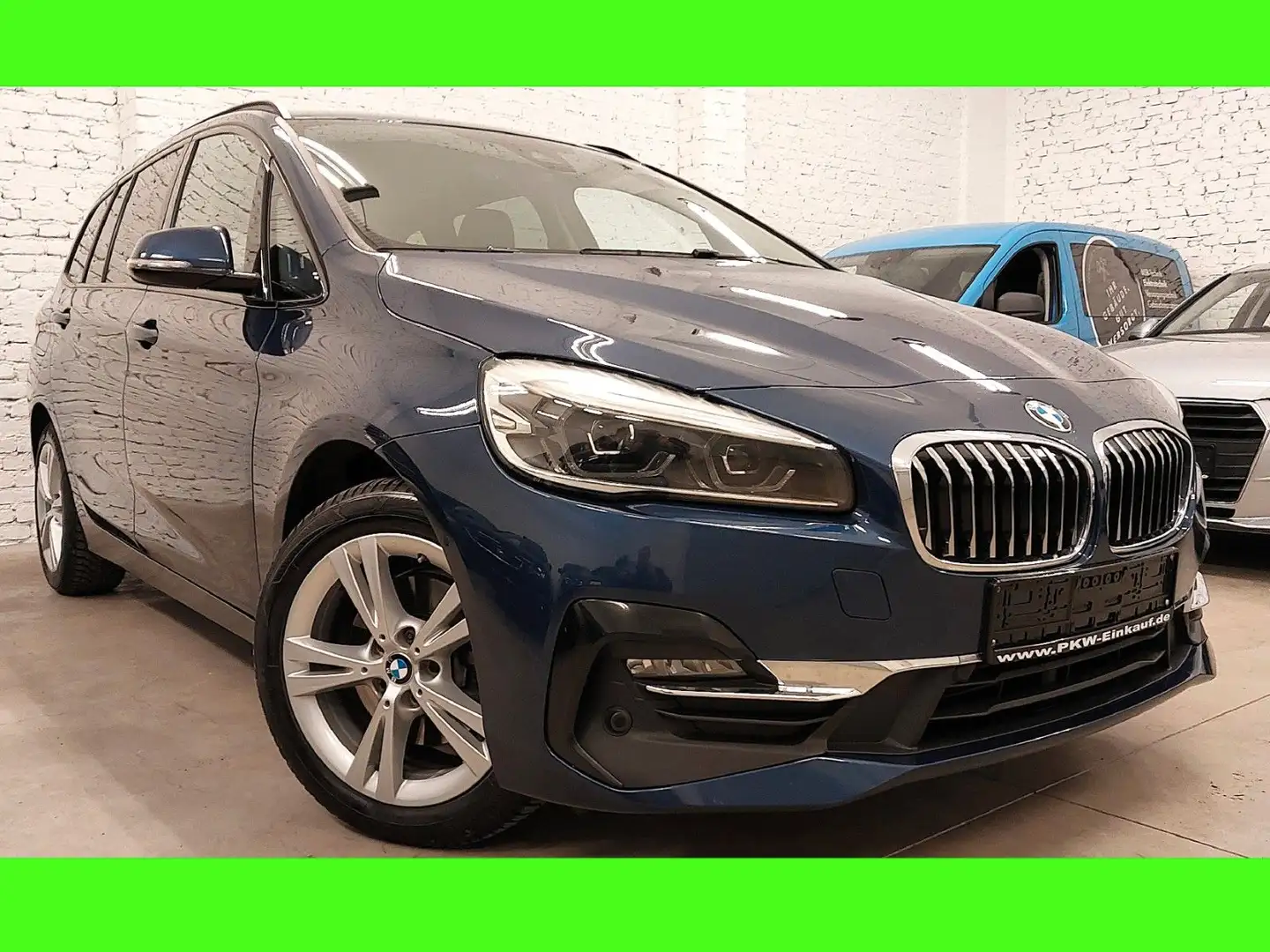 BMW 218 i Gran Tourer Luxury Line LED LEDER AHZV DAB Blau - 1