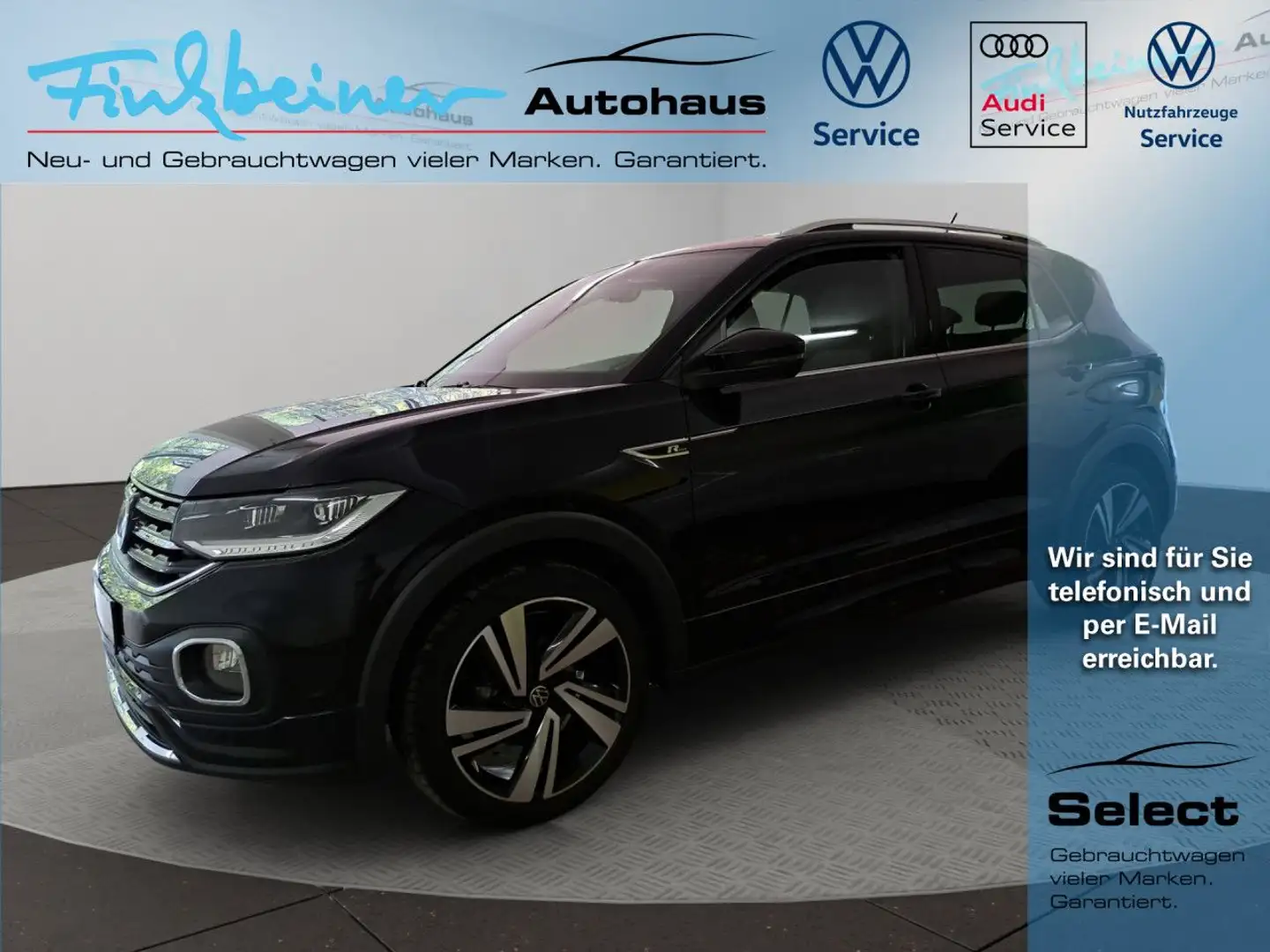 Volkswagen T-Cross R-Line 1.5l TSI DSG Bluetooth Navi LED Noir - 1