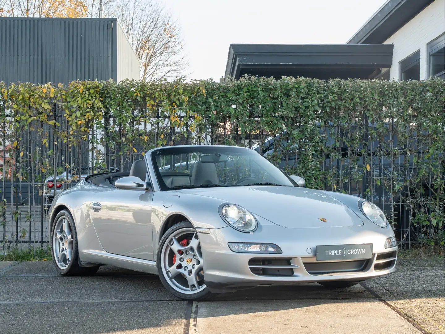 Porsche 997 Cabrio 3.8 Carrera S | Sport-Chrono plus | Bose | Zilver - 1