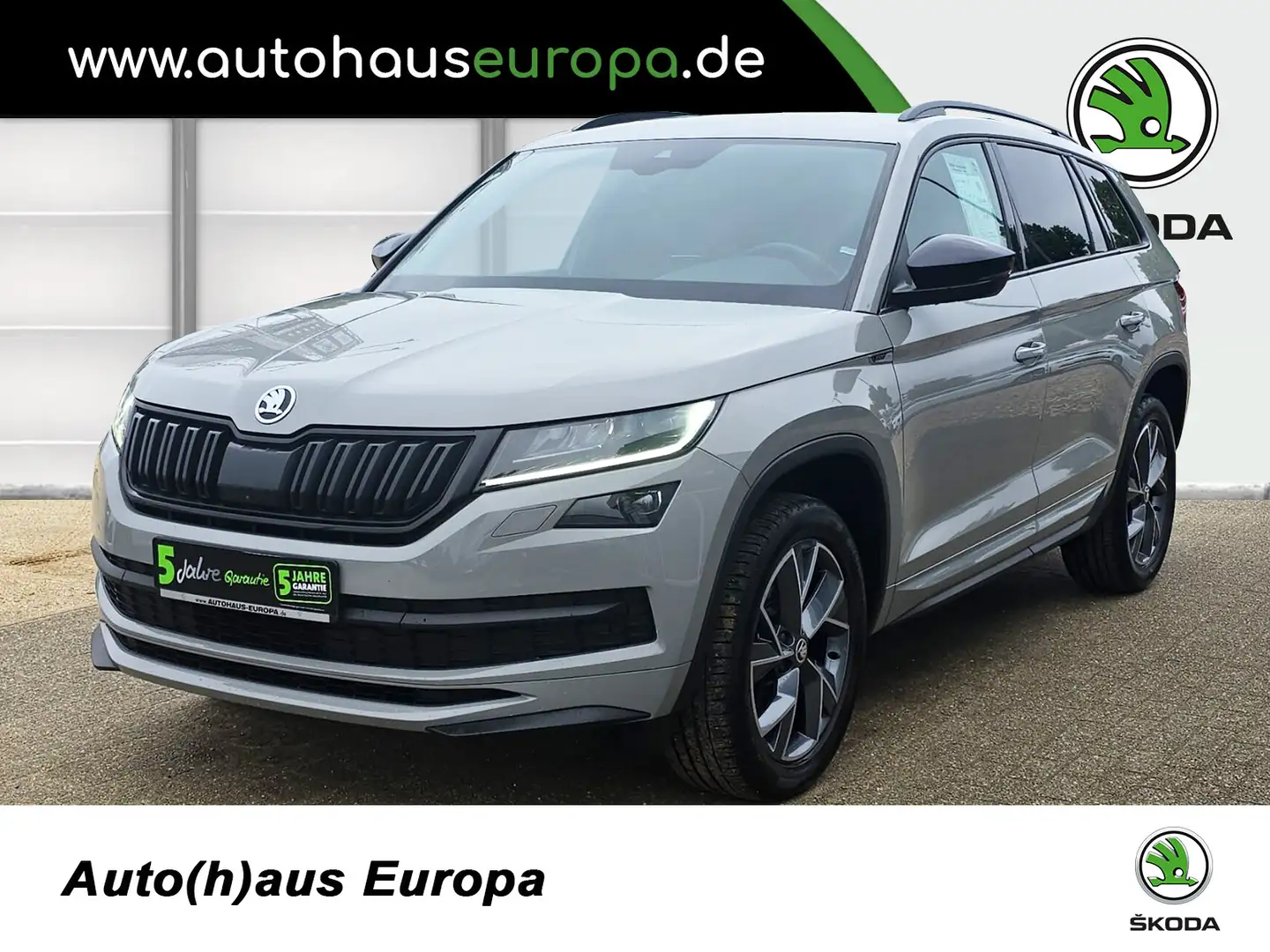 Skoda Kodiaq 2.0 TSI DSG Sportline Virt.Cockpit Navi Kam360 eSi Grau - 1