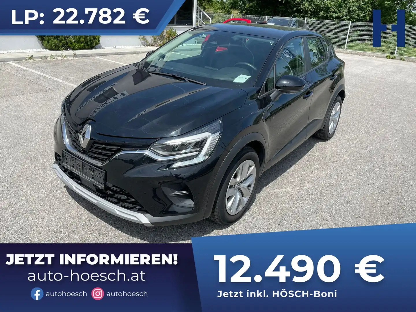 Renault Captur TCe 90 Zen JETZT ZUGREIFEN GELEGENHEIT ++ Schwarz - 1