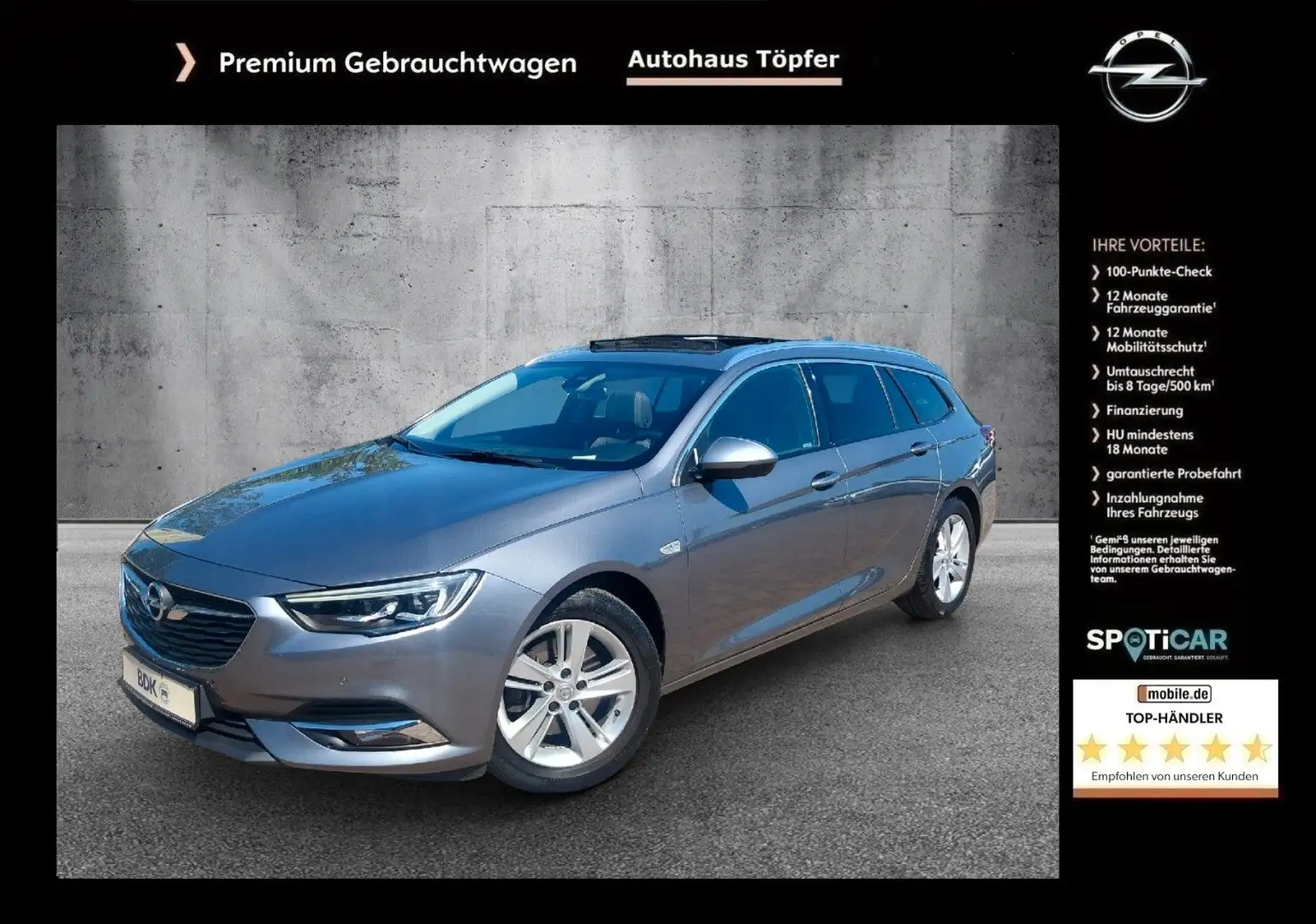 Opel Insignia B ST "Innovation" Matrix-LED/Garantie Grey - 1