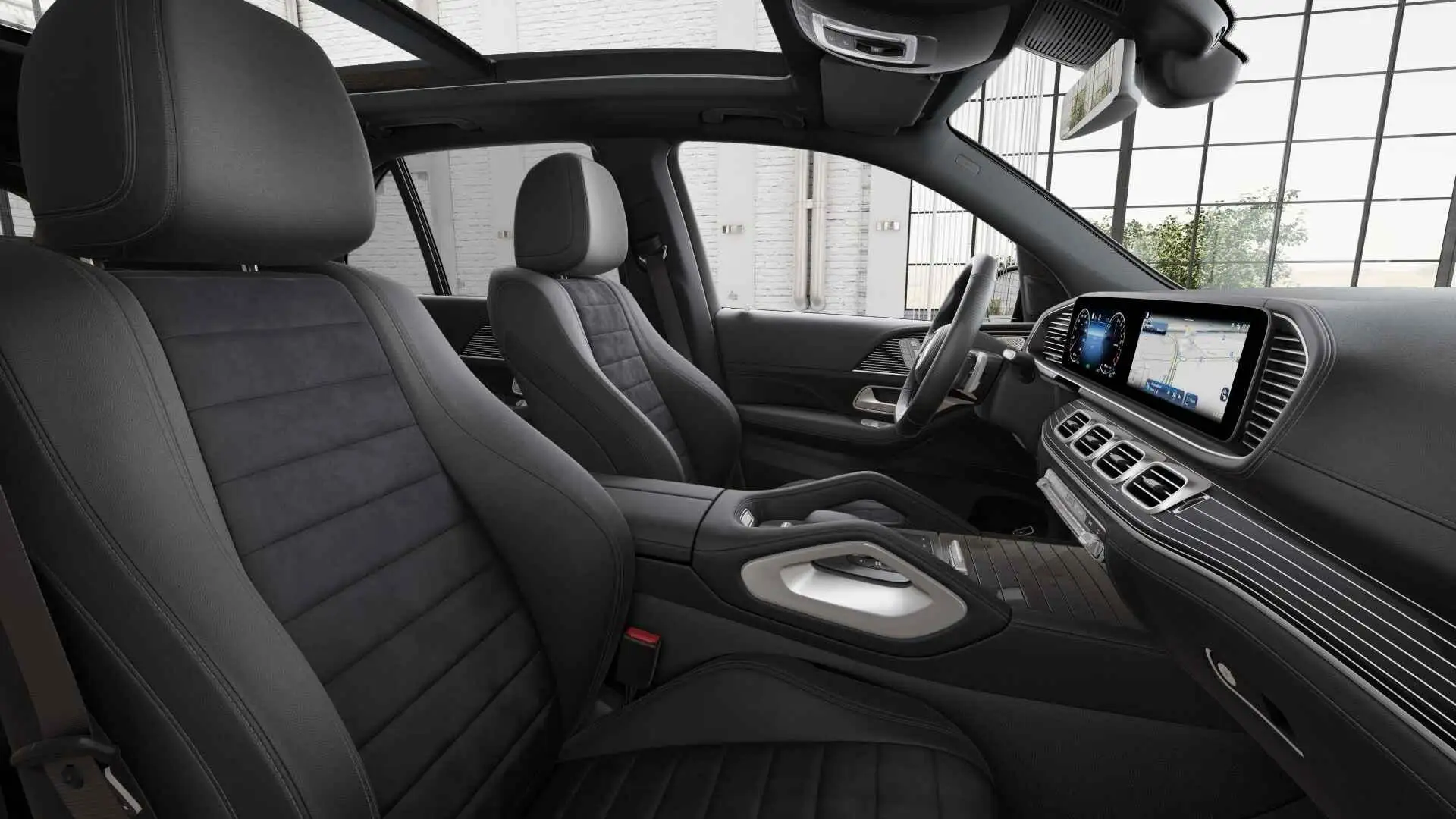 Mercedes-Benz GLE 400 e 4MATIC AMG Line | Panoramisch Dak | Trekhaak |Lu Blanc - 2