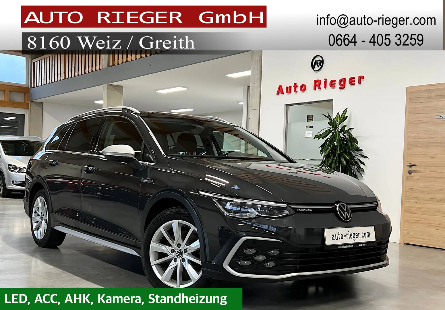 Volkswagen Golf Alltrack TDI 4Motion LED, ACC, AHK, Kamera Grau - 1