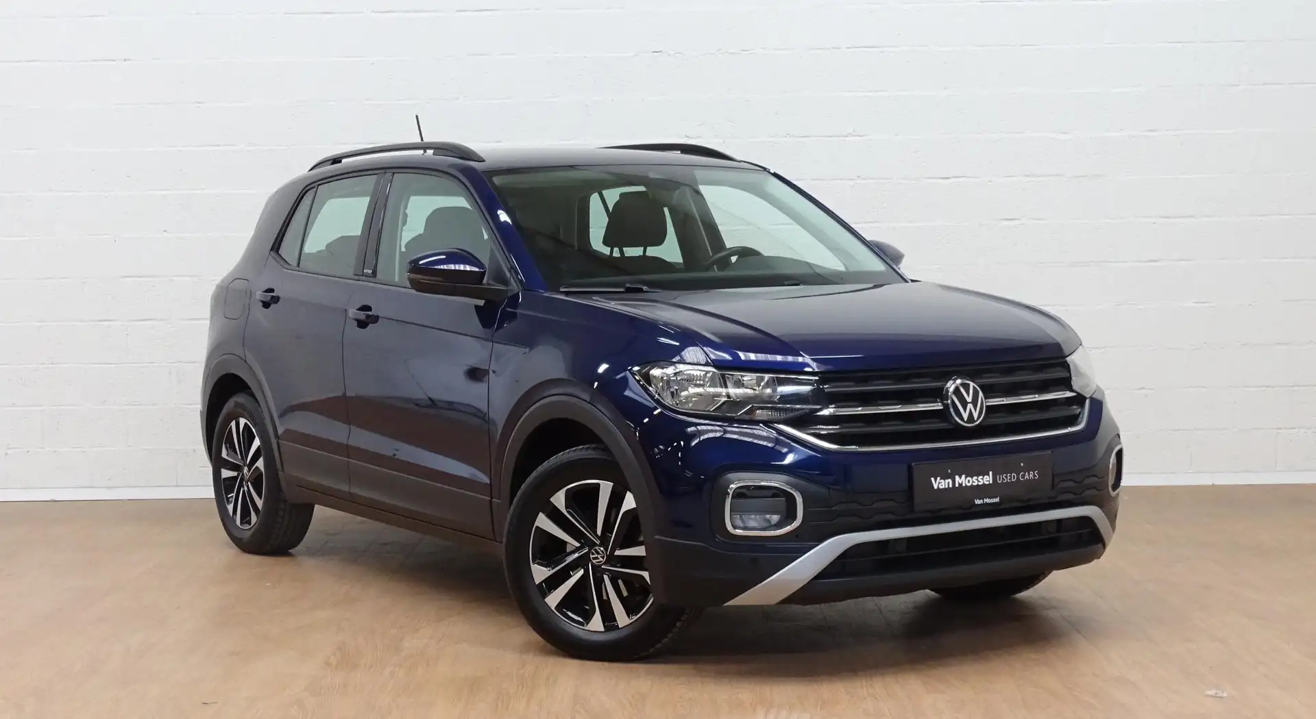 Volkswagen T-Cross 1.0 TSI United+gps+camera+park pilot Blauw - 2