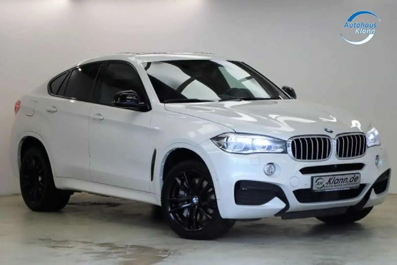 BMW X6 M d 381PS Voll Standh. ACC Head Up Glasdach White - 1