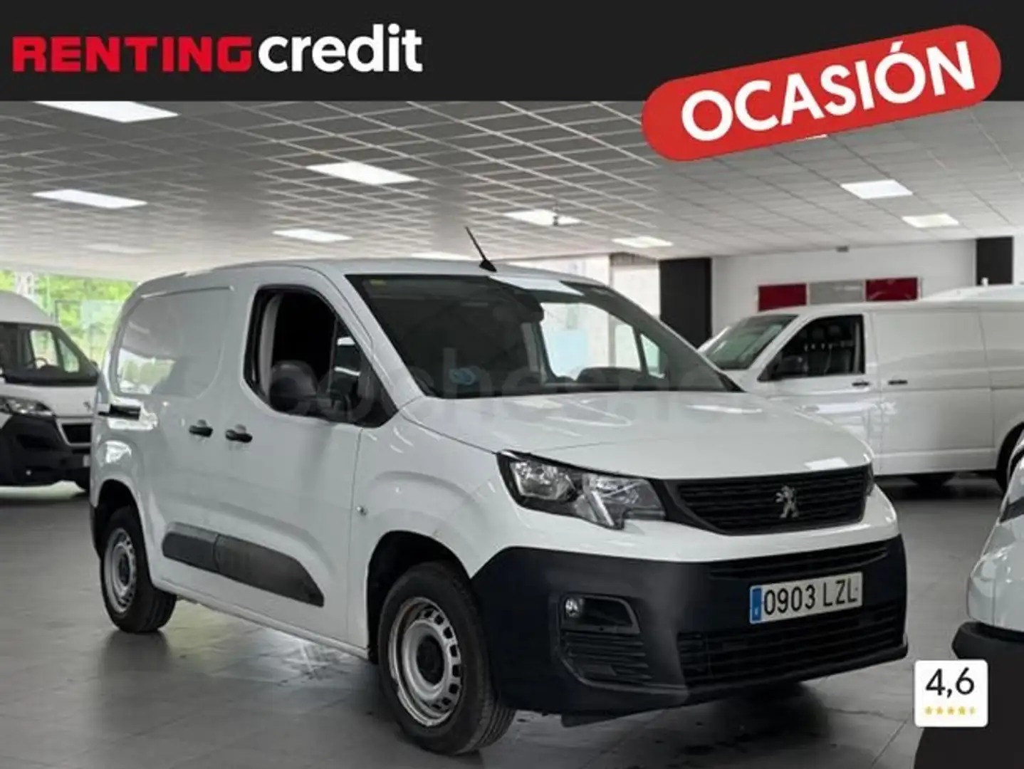 Peugeot Partner Premium Standard 600kg BlueHDi 73kW Blanco - 1