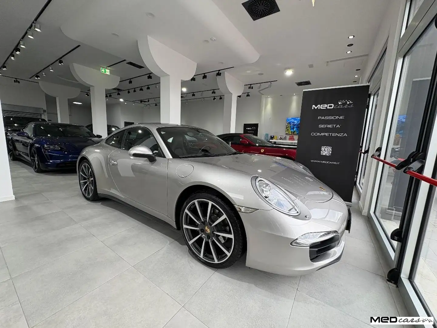 Porsche 991 4 COUPE' 3.4 / ITALIANA / CAMBIO MANUALE...!!! Argento - 2