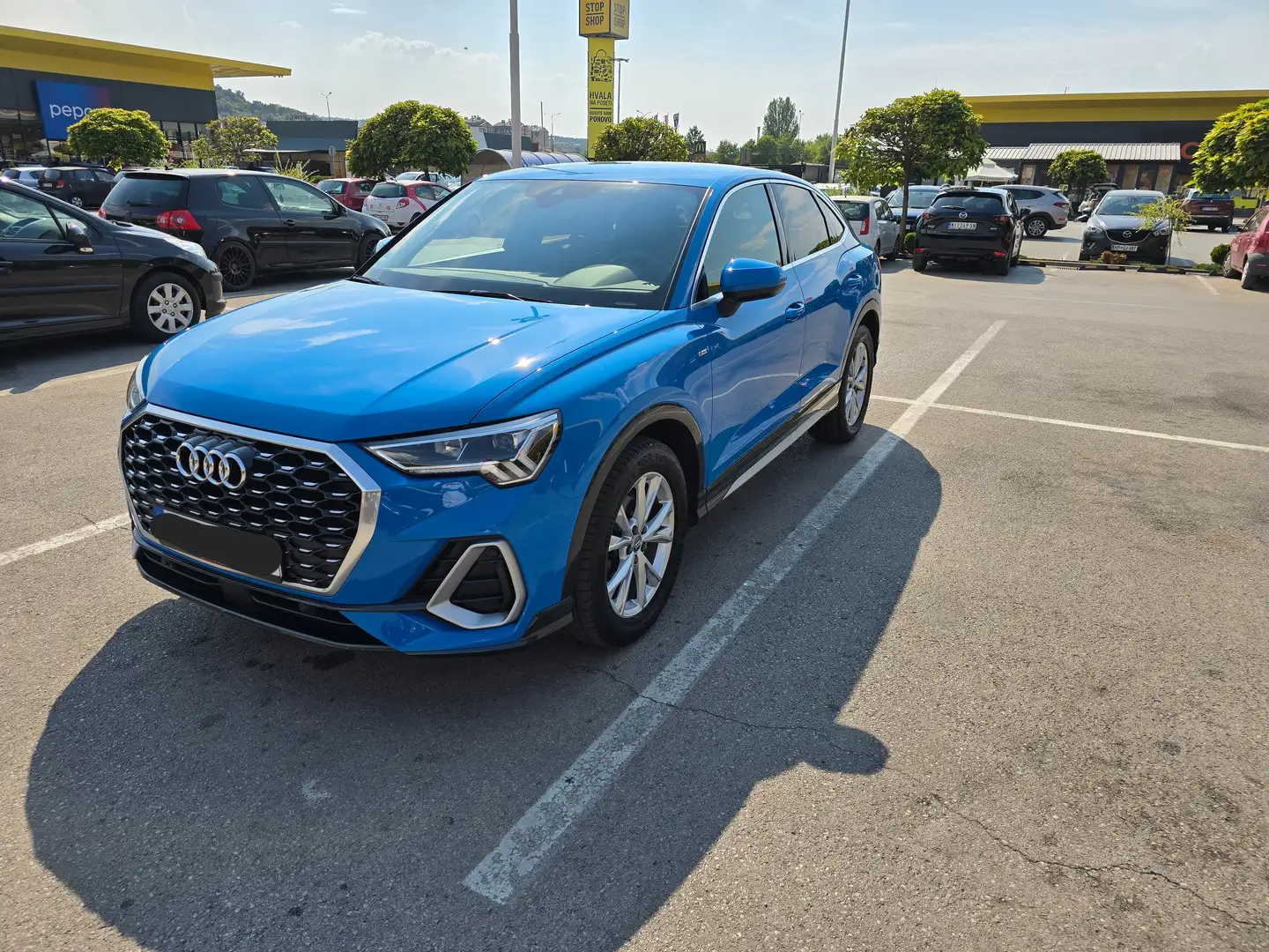 Audi Q3 Q3 35 TDI Sportback S tronic S line Blau - 1