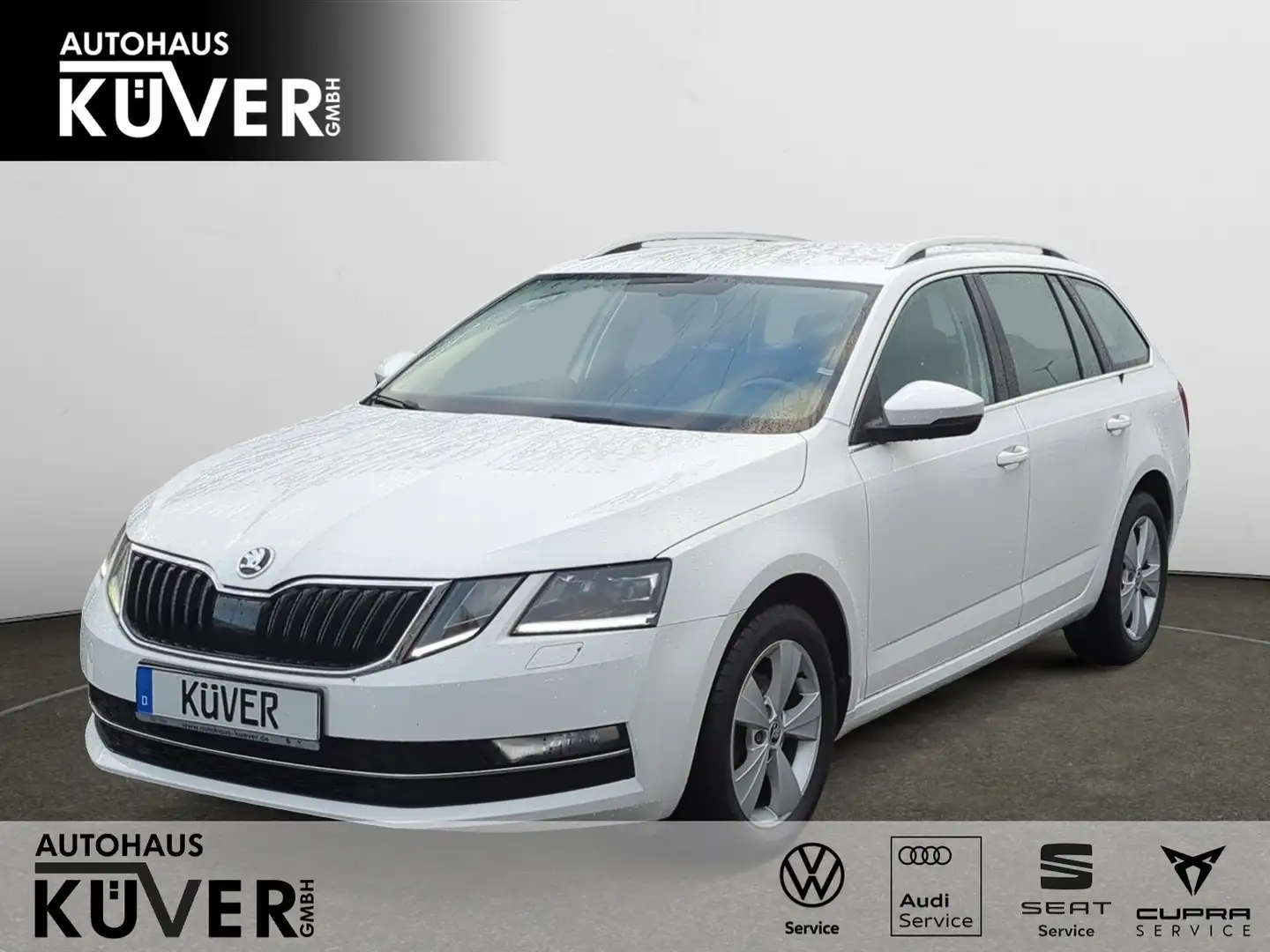 Skoda Octavia Combi 1.6 TDI DSG Style Navi+ACC+AHK+PDC Weiß - 1