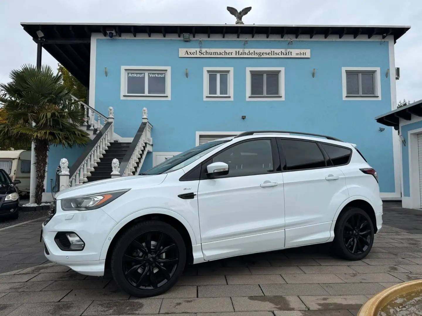 Ford Kuga 1.5 ST-Line AHK, Garantie+Tüv neu! Weiß - 1