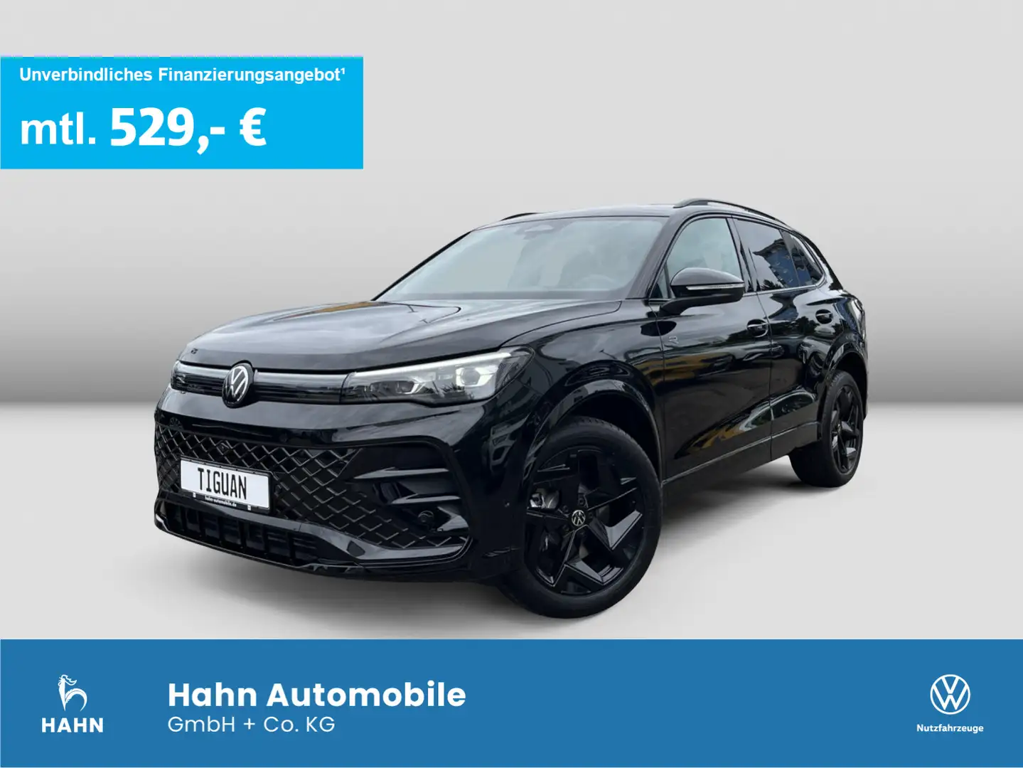 Volkswagen Tiguan R-Line 2,0TSI DSG 4M AHK NAV 360KAM EHECK Schwarz - 1