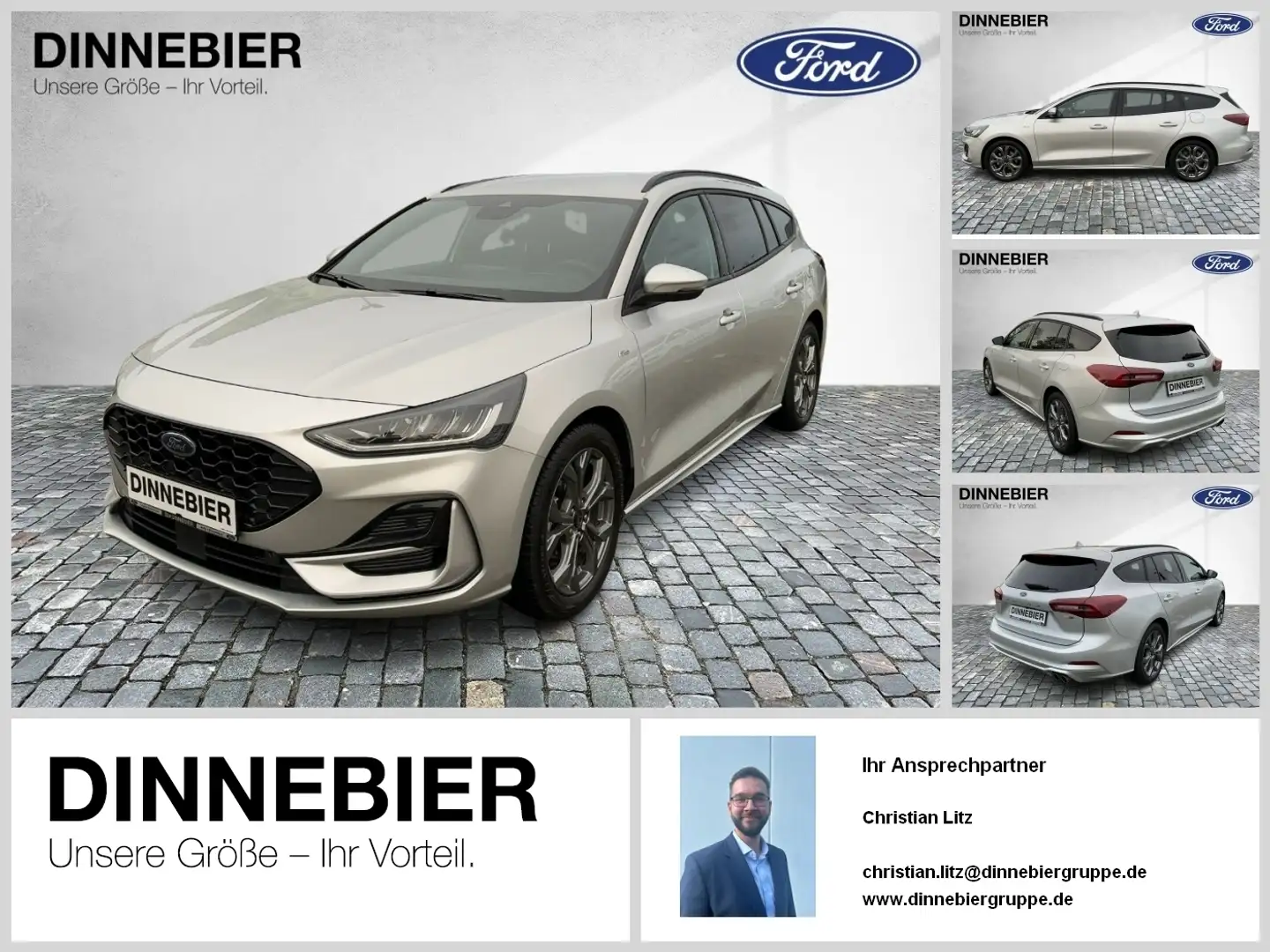 Ford Focus ST-Line LED+Navi+Kamera+Winterpaket Argent - 1