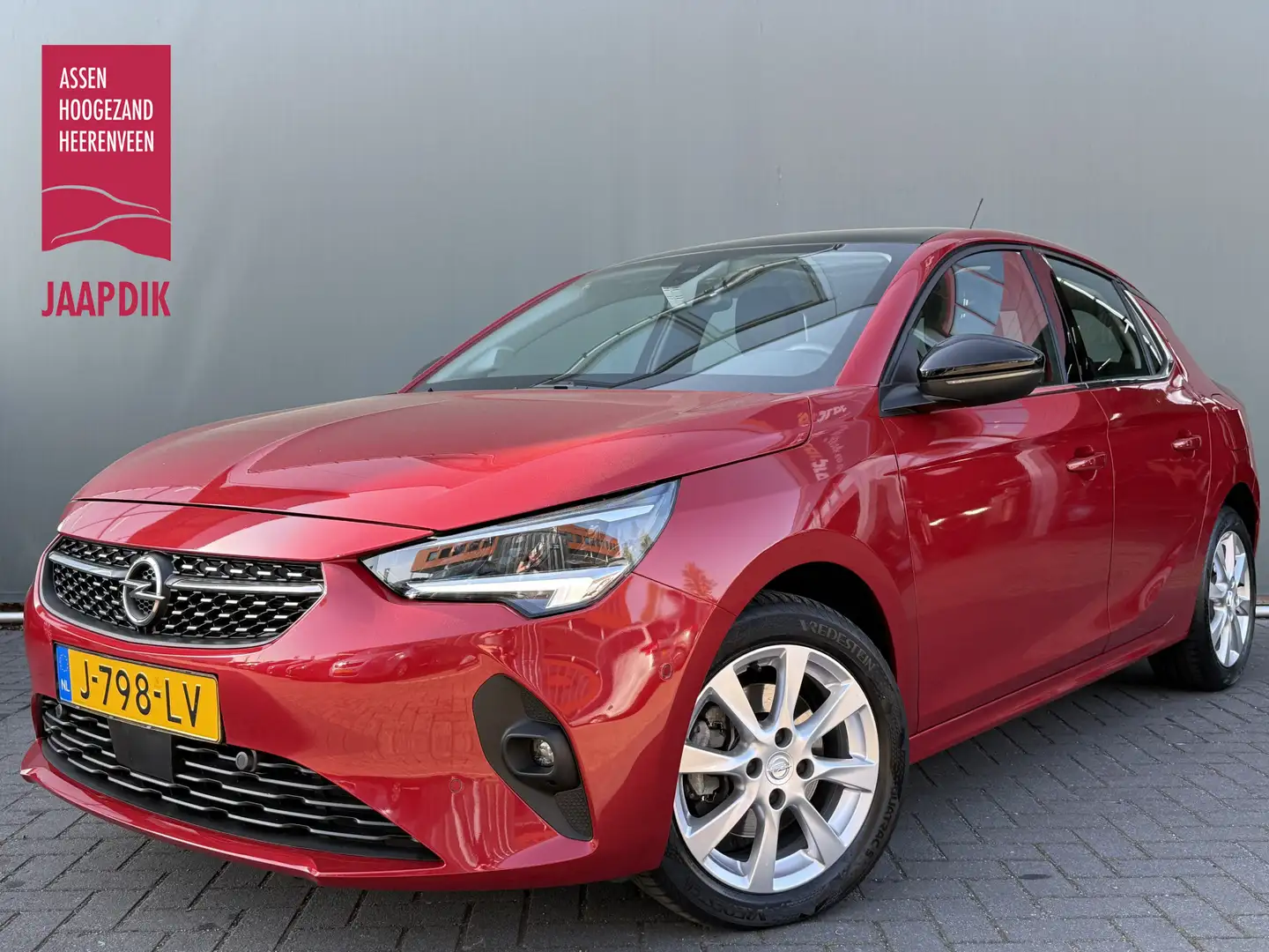 Opel Corsa BWJ 2020 1.2 101 PK Elegance APPLE CARPLAY / ANDRO Rood - 1