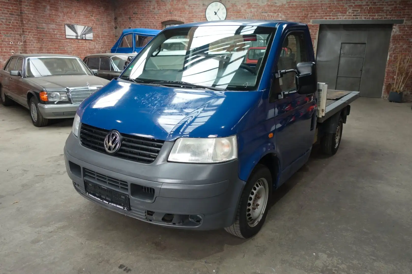 Volkswagen T5 Transporter T5 Pritsche Singelkabine AHK Service 5 Gang Blau - 1