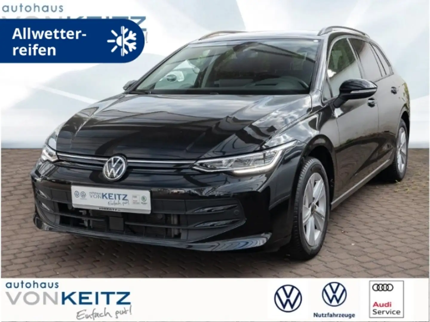 Volkswagen Golf Variant Life 1.5 eTSI ++RFK+ALLW+HUD+L/SHZ++ Noir - 1