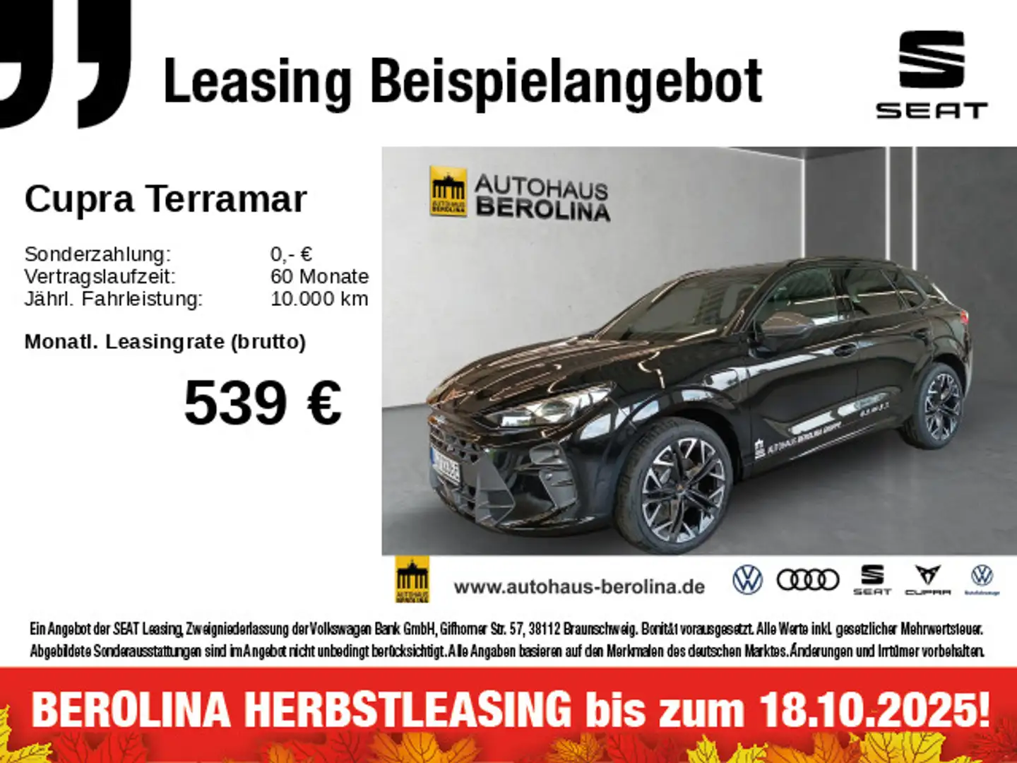 CUPRA Terramar 1.5 e-Hybrid VZ DSG *MATRIX*HuD*R-CAM* Zwart - 1