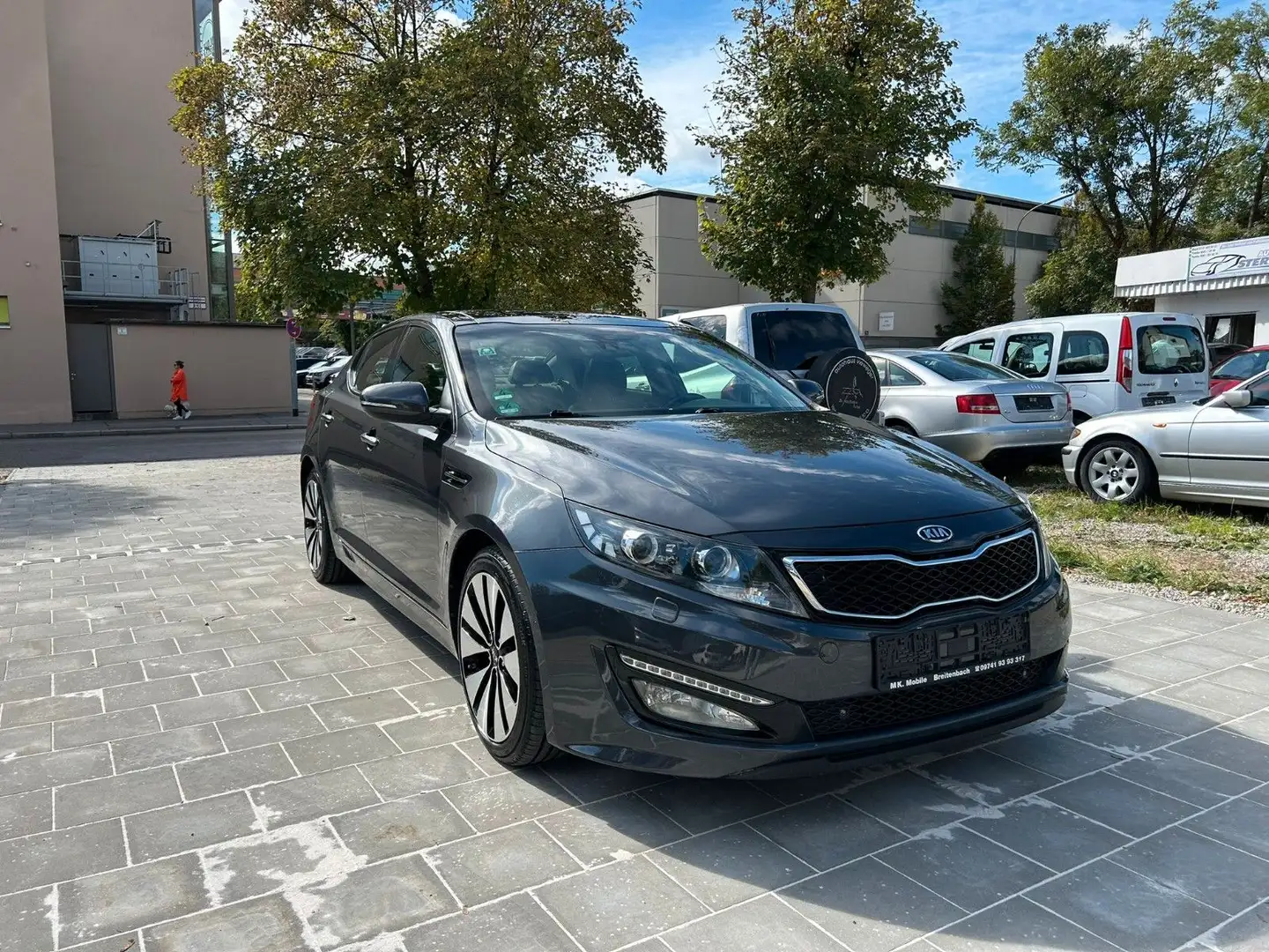 Kia Optima Spirit 1.7 CRDi Pano RüK ACC Xenon Sound Grau - 1