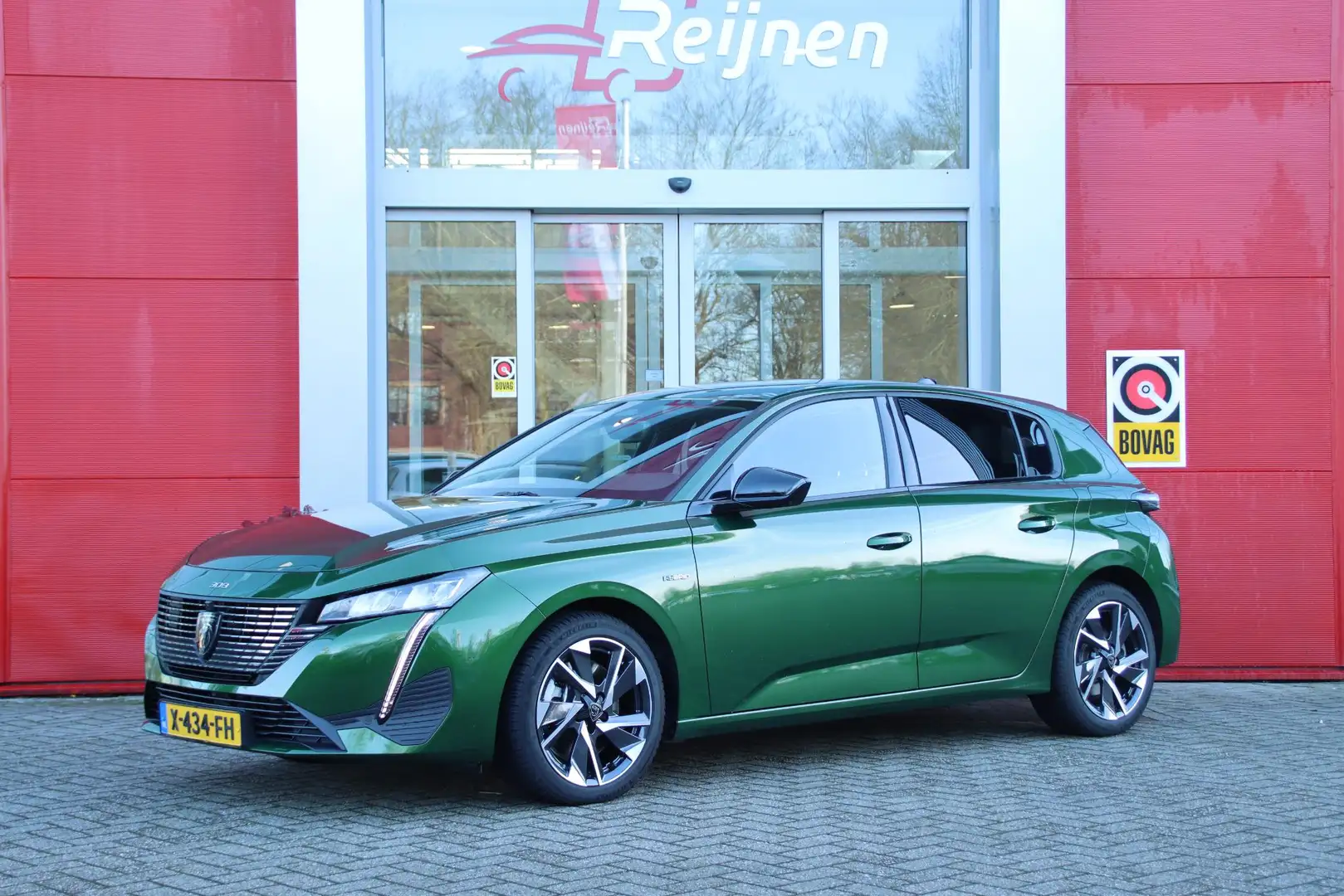 Peugeot 308 1.6 HYbrid 180PK ALLURE PACK BUSINESS | NAVIGATIE Groen - 1
