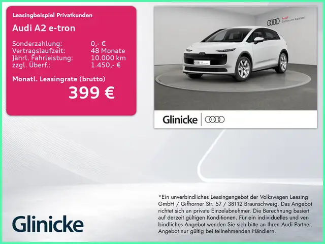 Audi A2 e-tron NEUBESTELLUNG