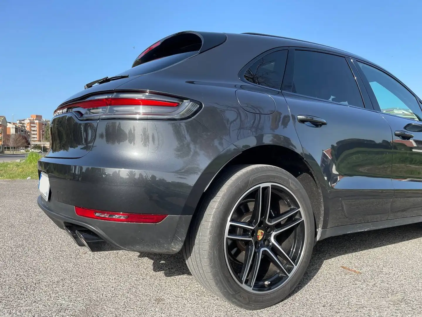 Porsche Macan Macan I 2019 2.0 245cv pdk - Turbo look Grigio - 2