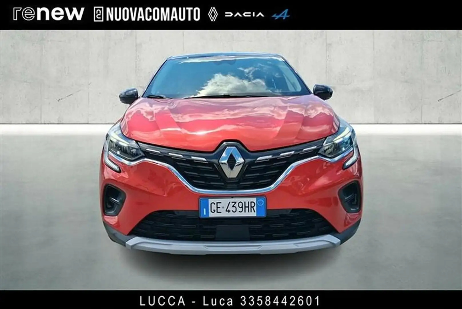 Renault Captur 1.6 plug-in hybrid Intens E-Tech 160cv auto Rosso - 2