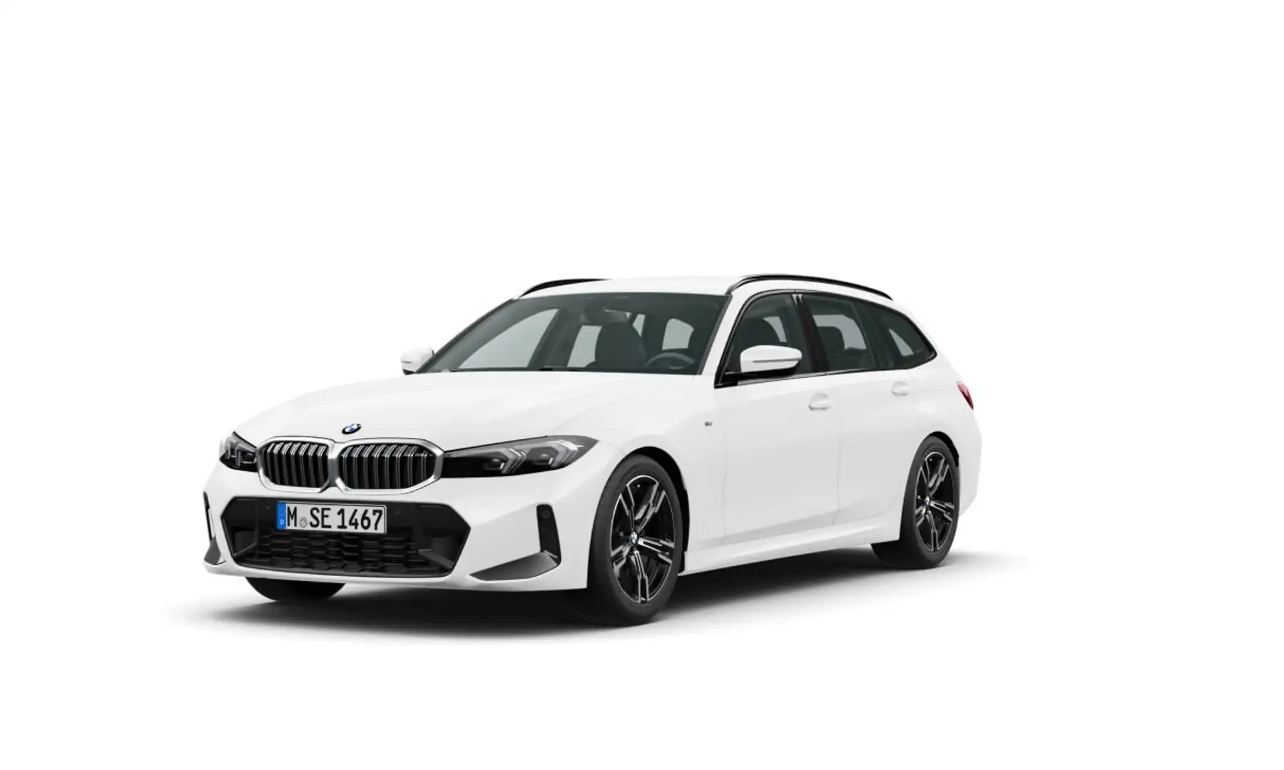 BMW 318 Touring M sport Limited Edition 377€/mois Blanc - 1