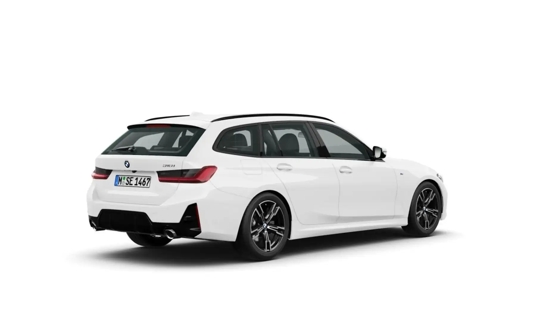BMW 318 Touring M sport Limited Edition 377€/mois Blanc - 2