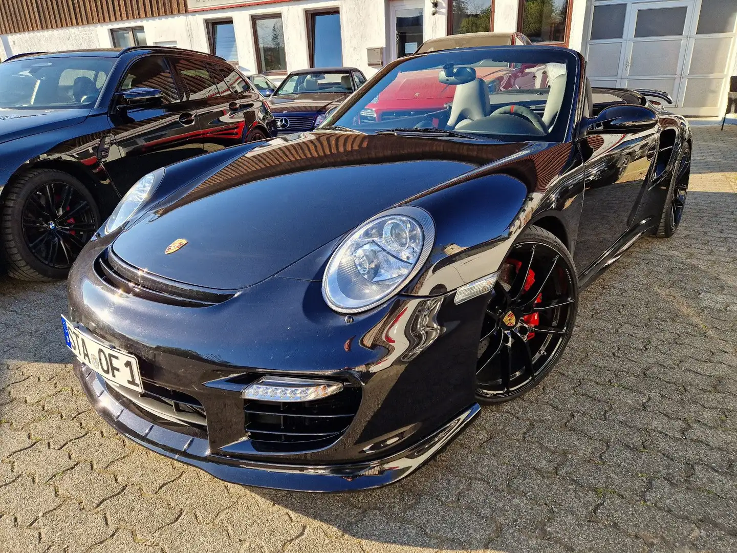 Porsche 997 TURBO GT2 CABRIO "TTE800" OZ,CAPRISTO,TOP ! Noir - 1