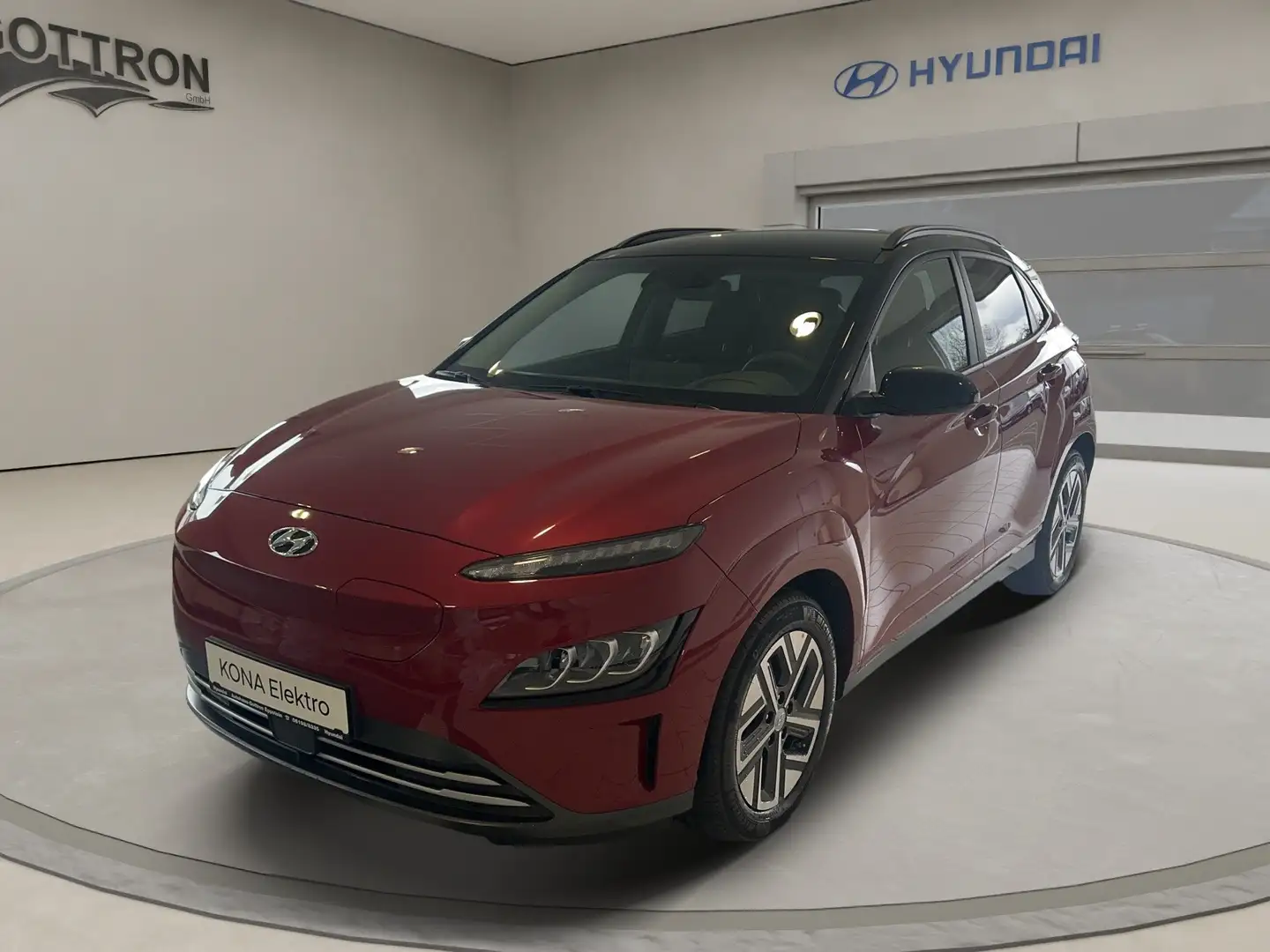 Hyundai KONA Elektro Prime inkl. Dachlackierung Rot - 2