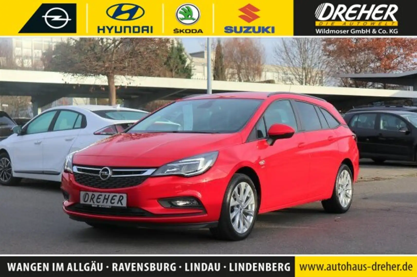 Opel Astra Astra K 1.0 Turbo Active Klima/Kamera/PDC/LM BC Rouge - 1