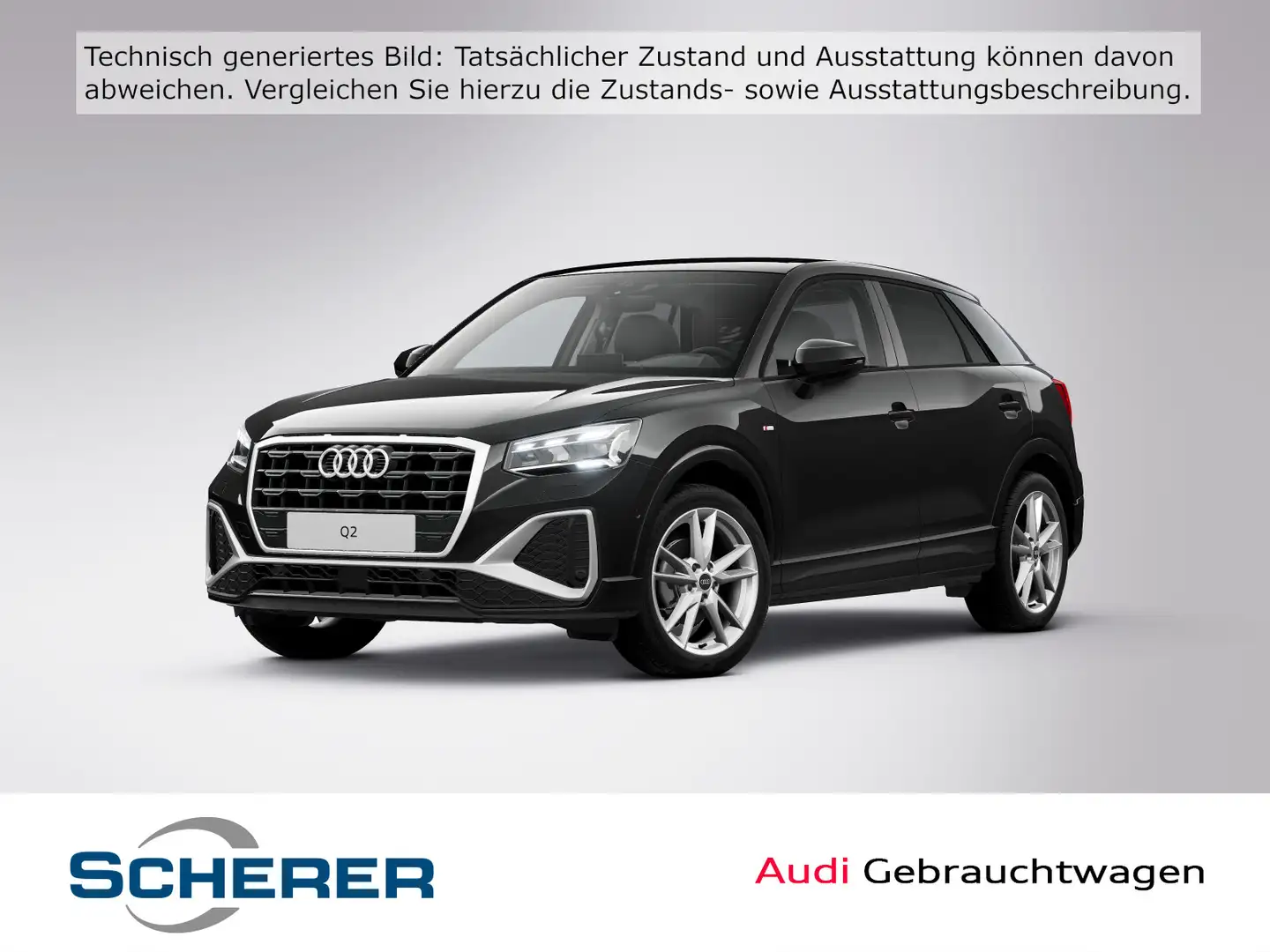 Audi Q2 S line 35 TFSI 110(150) kW(PS) S tronic Schwarz - 1