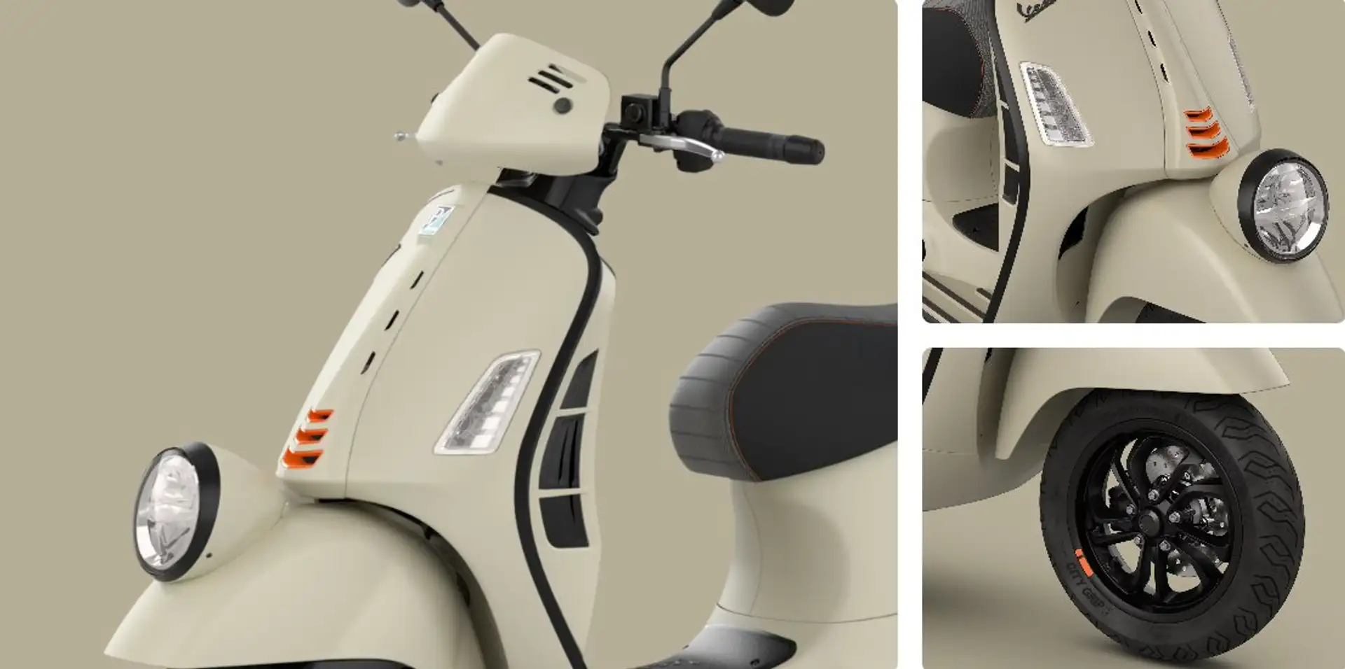 Vespa GTV 310 VESPA GTV 310 E5+ Beige Avvolgente Matt Beige - 2
