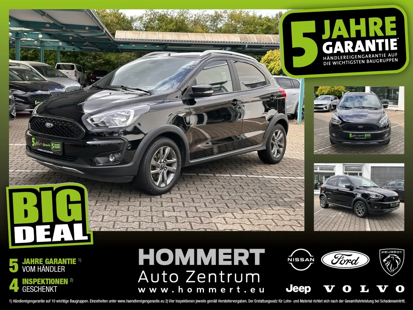 Ford Ka/Ka+ KA+ 1.2 Ti-VCT Active *Sitzh.*Bluetooth*LM* Noir - 1