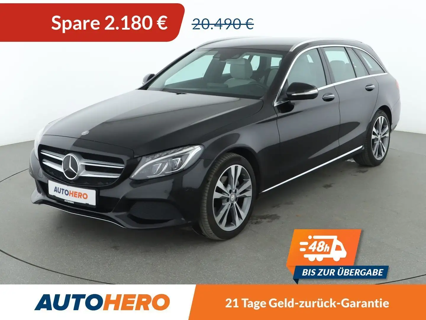 Mercedes-Benz C 220 C 220 d T BlueTEC Avantgarde Aut.*NAVI*LED*TEMPO* Schwarz - 1