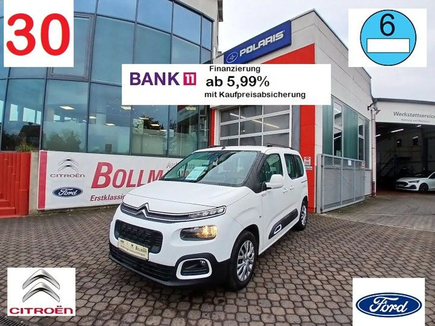 Citroen Berlingo Feel M 130, NAVI,KAMERA,Händler/Export Weiß - 1