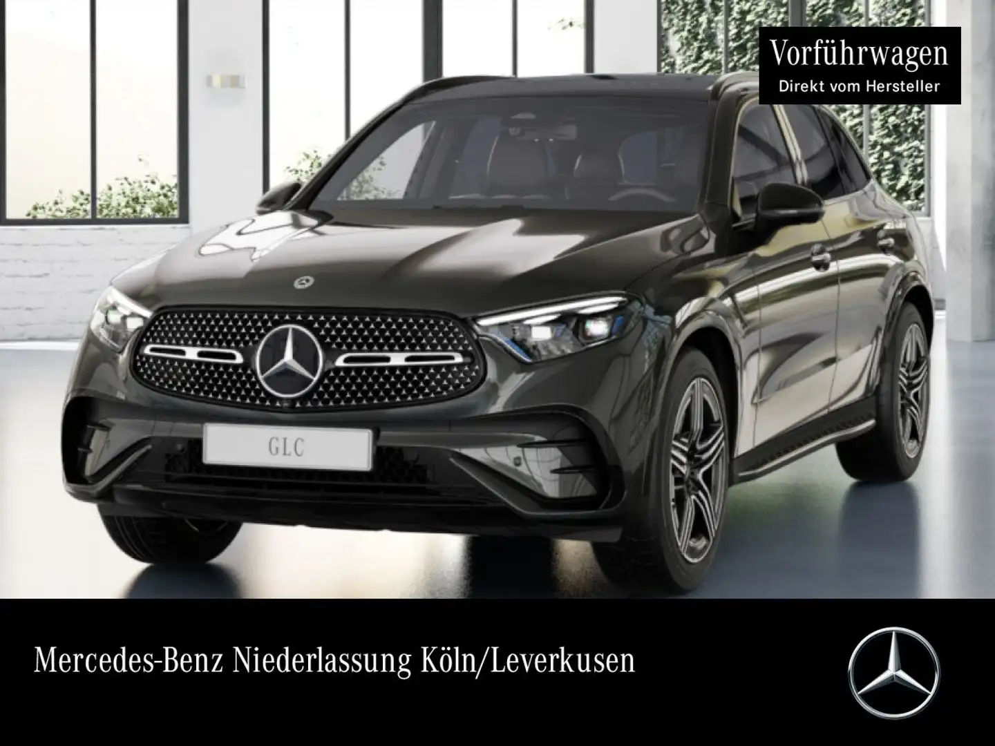 Mercedes-Benz GLC 220 d 4M AMG+NIGHT+PANO+360+AHK+BURMESTER+TOTW Grau - 1