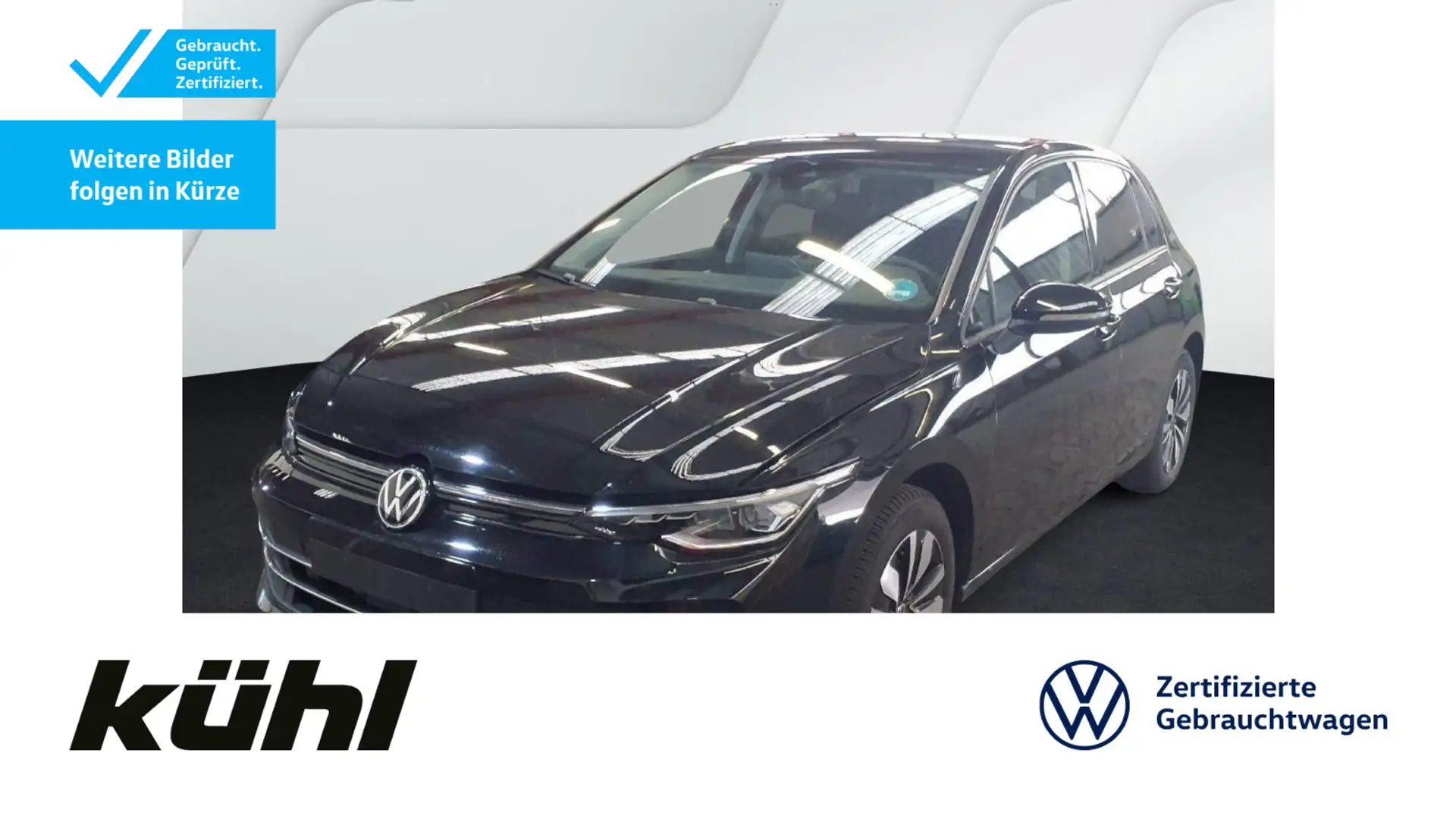 Volkswagen Golf 8 VIII 1.5 eTSI DSG Goal LED+/ACC/Kamera/Ap Schwarz - 1