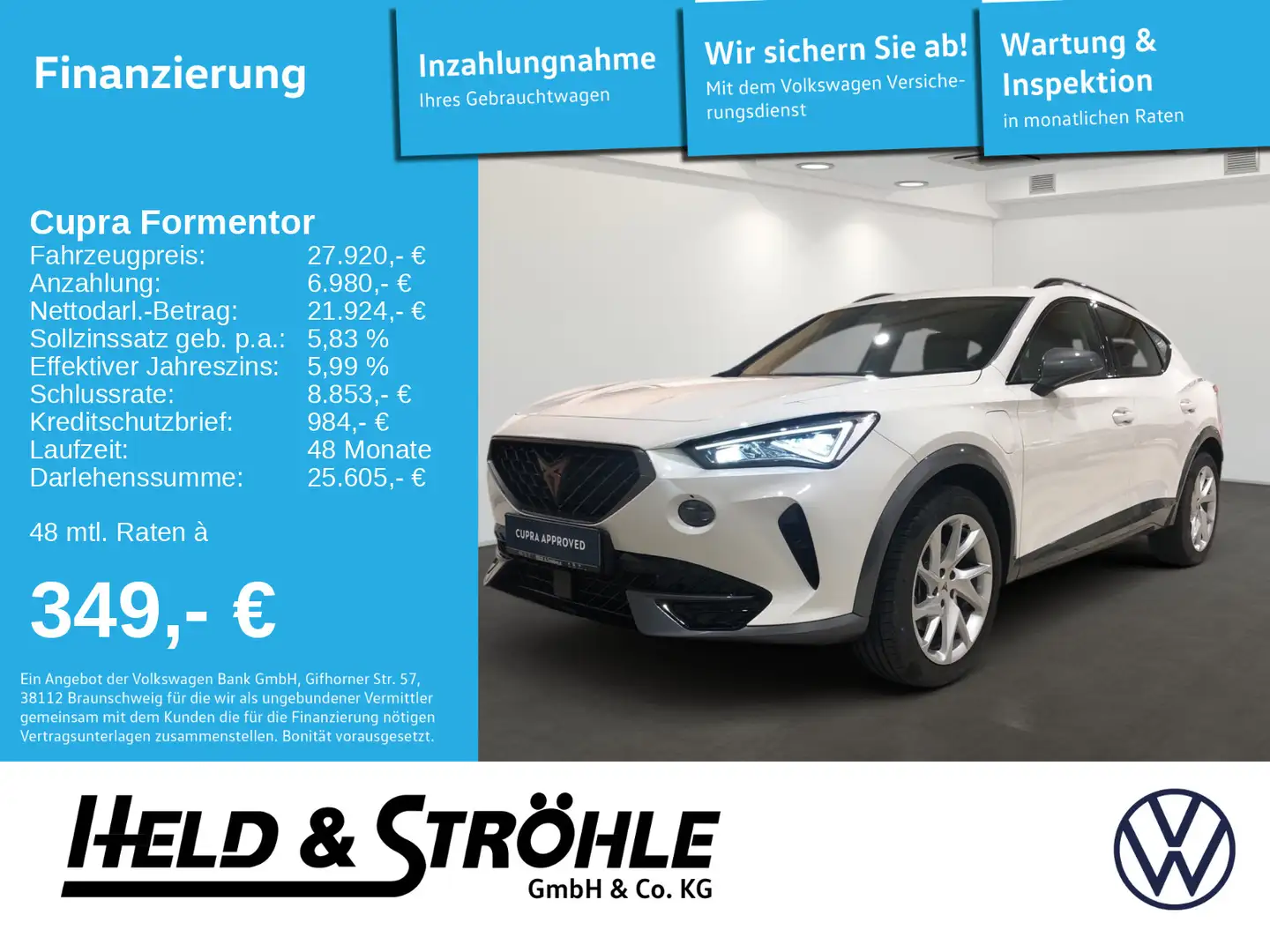 CUPRA Formentor 1.4 e-HYBRID DSG LED PDC ACC 18" Wit - 1
