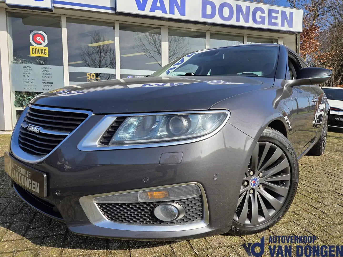 Saab 9-5 2.0T BioPower Aero | Automaat | 220 PK Gris - 2