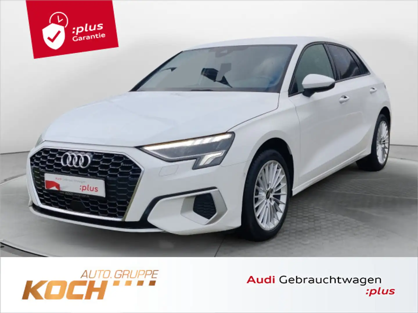 Audi A3 30 TFSI S-Tronic Advanced, LED, ACC Blanc - 1